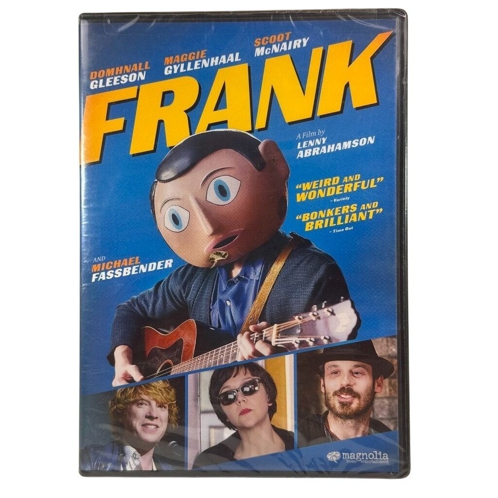 Frank DVD 2014 Michael Fassbender Maggie Gyllenhaal Factory Sealed‎ w/ Tear